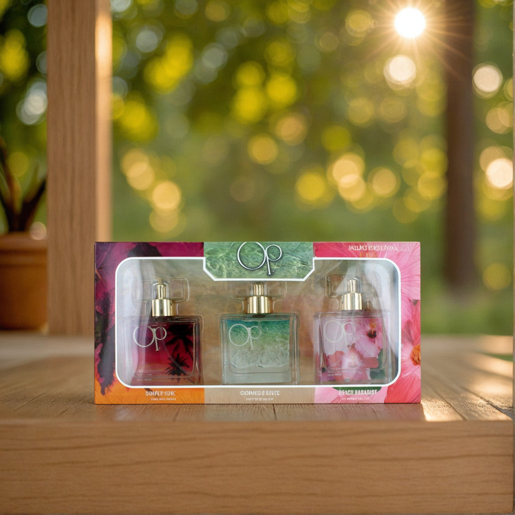 OP by Ocean Pacific, 3 Piece Fragrance Gift Collection for Women