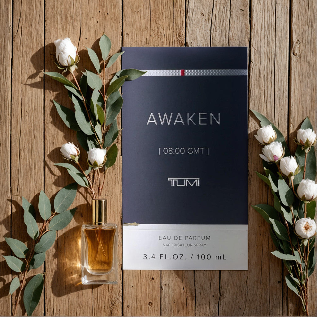 Awaken [08:00 GMT] by Tumi, 3.4 oz EDP Spray for Men