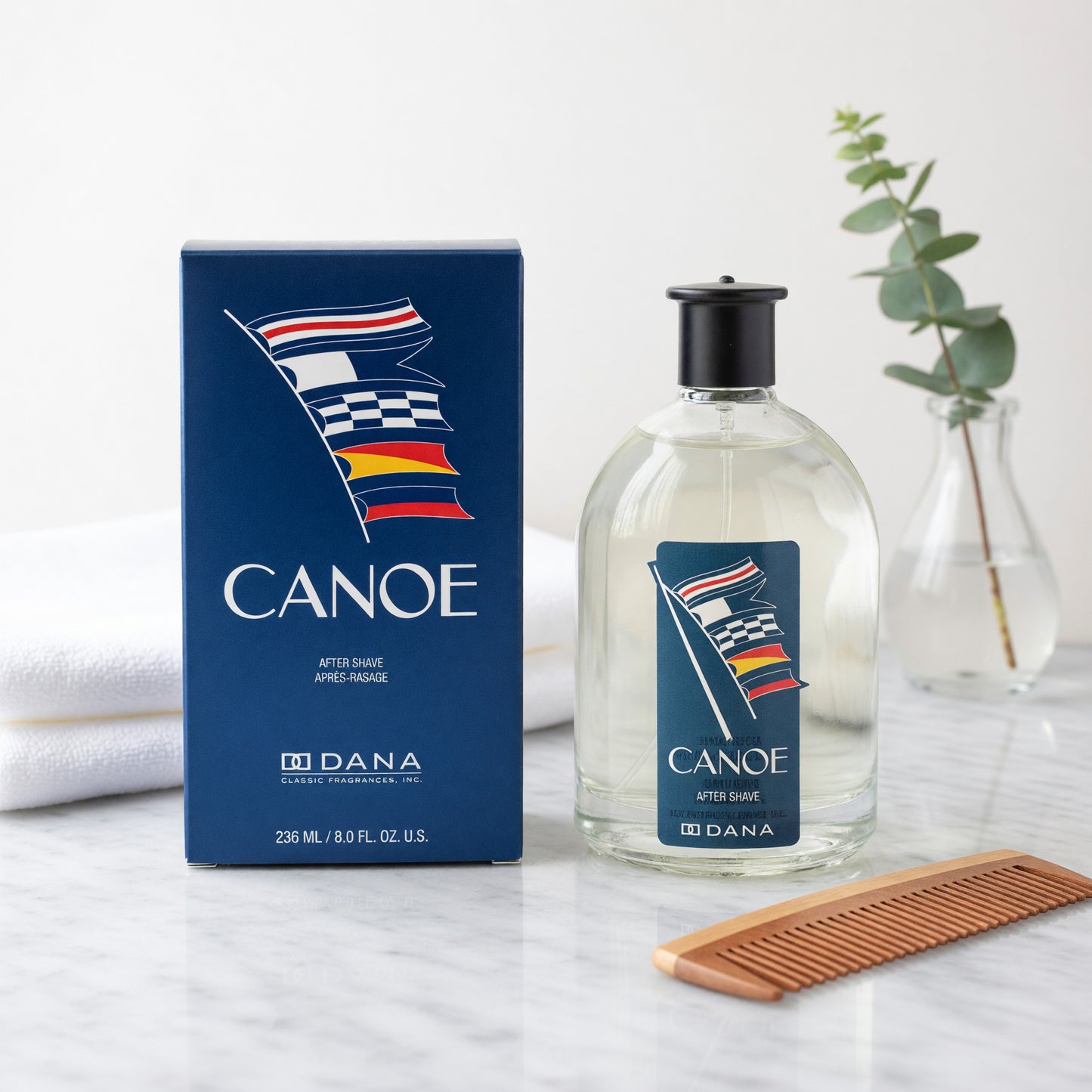 Canoe by Dana, 8 oz After Shave Splash for Men