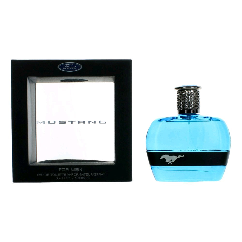 Mustang Blue by Mustang, 3.4 oz EDT Spray for Men