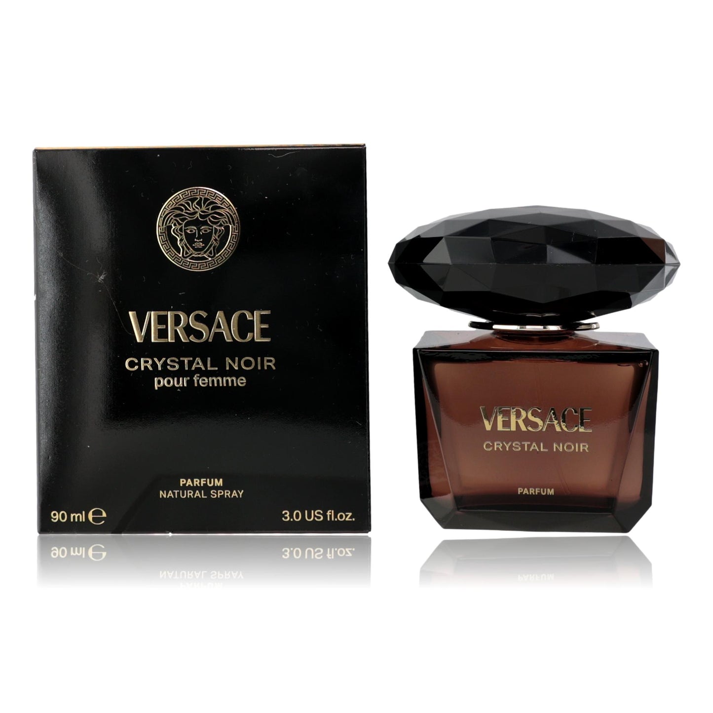 Versace Crystal Noir by Versace, 3 oz Parfum Spray for Women