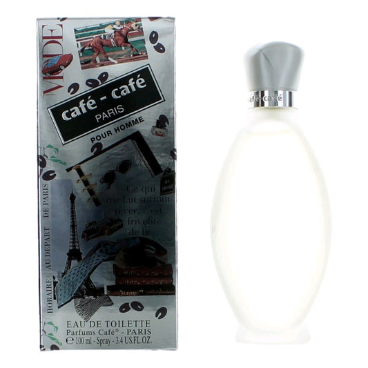 Cafe Cafe Paris by Cafe, 3.4 oz EDT Spray for Men