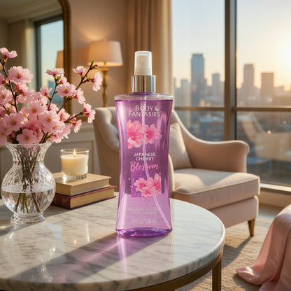 Japanese Cherry Blossom by Body Fantasies, 8oz Fragrance Body Spray women