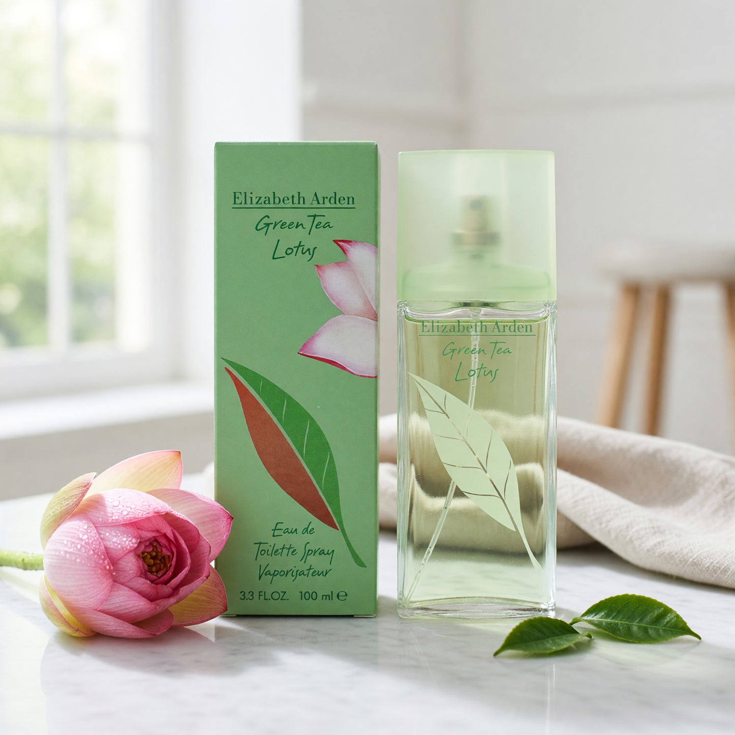 Green Tea Lotus by Elizabeth Arden, 3.3 oz EDT Spray for Women