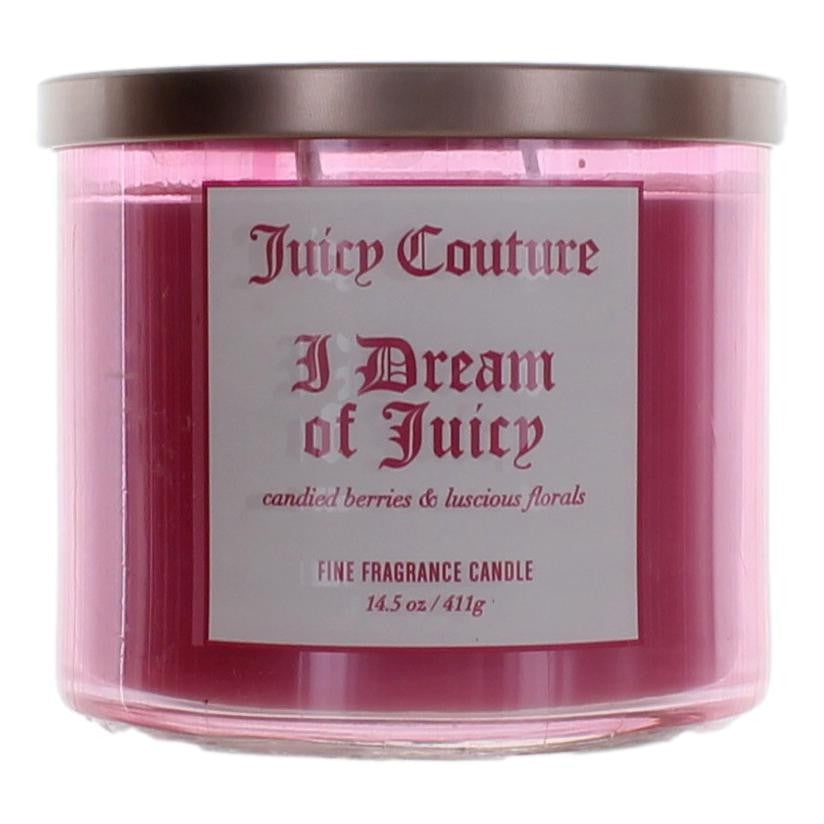Juicy Couture 14.5 oz Soy Wax Blend 3 Wick Candle - I Dream Of Juicy - I Dream Of Juicy