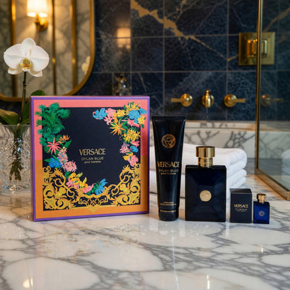 Dylan Blue by Versace, 3 Piece Gift Set for Men