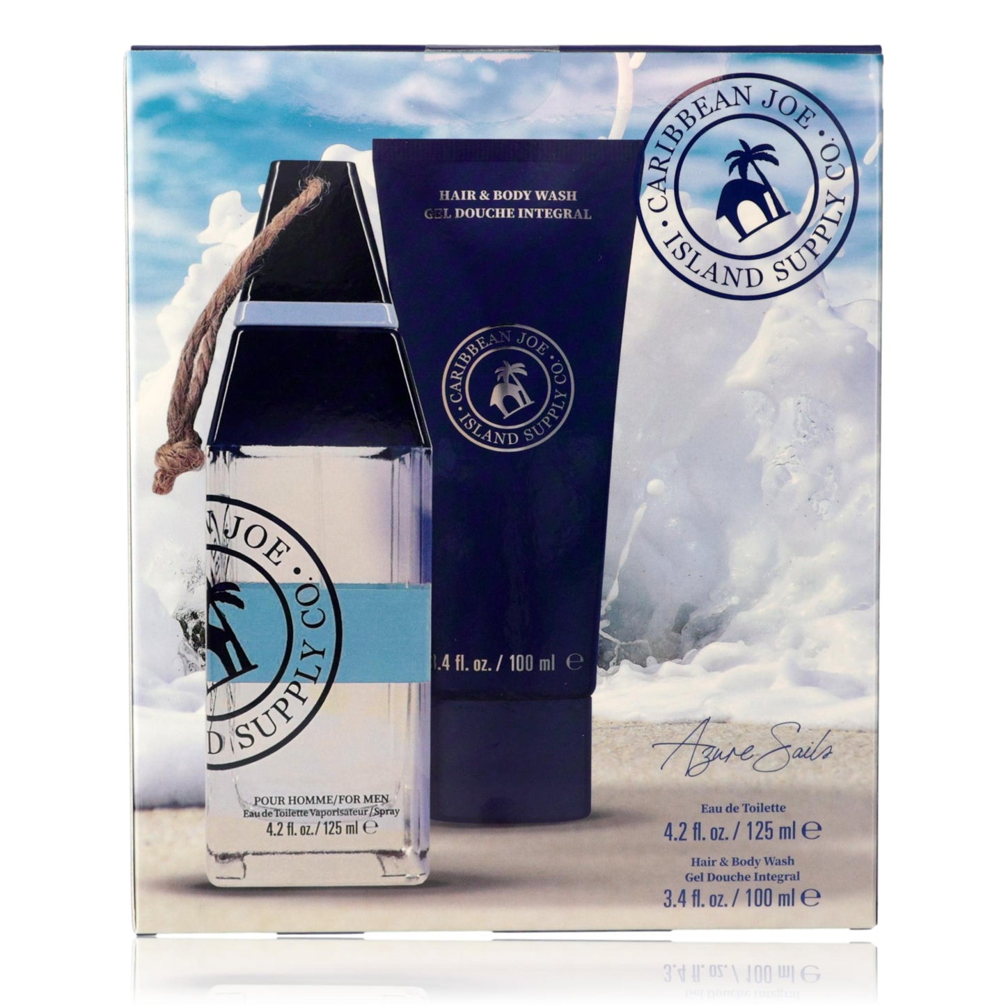 Azure Sails by Caribbean Joe, 2 Piece Gift Set for Men 