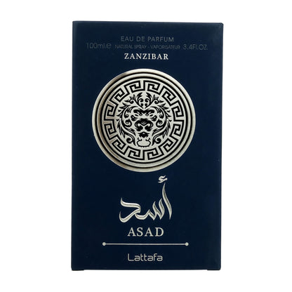 Asad Zanzibar by Lattafa, 3.4 oz EDP Spray for Men