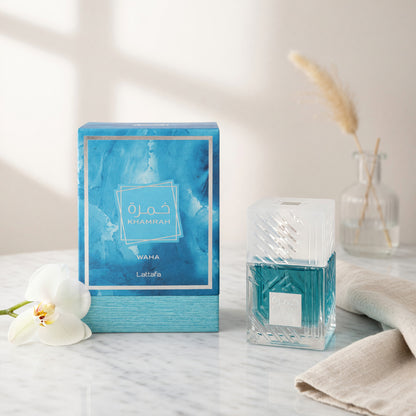 Khamrah Waha by Lattafa, 3.4 oz EDP Spray for Unisex
