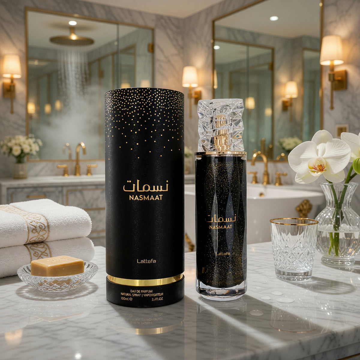 Nasmaat by Lattafa, 3.4 oz EDP Spray for Unisex