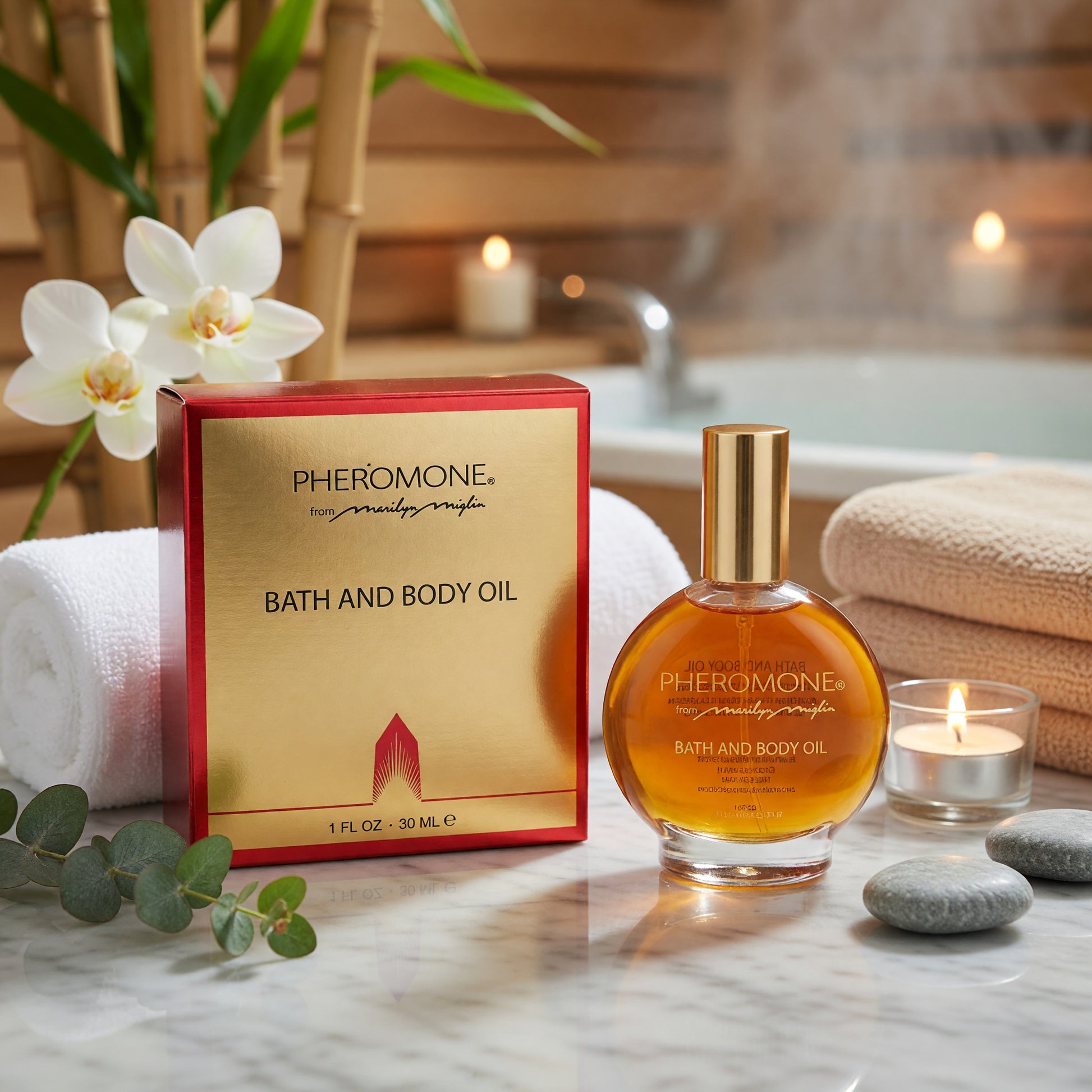 Pheromone by Marilyn Miglin, 1 oz Bath & Body Oil for Women