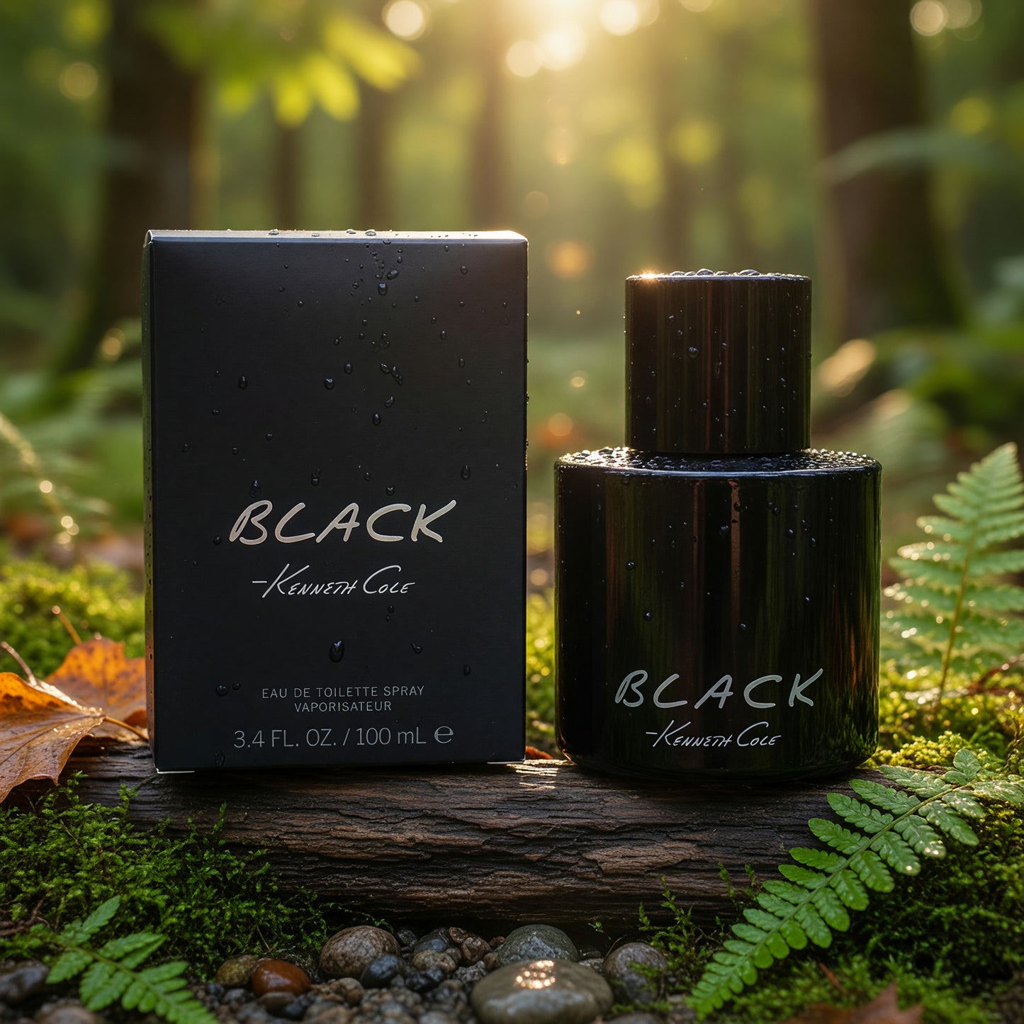 Black by Kenneth Cole, 3.4 oz EDT Spray for Men