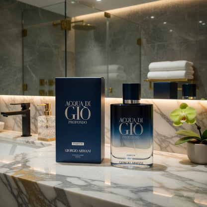 Acqua Di Gio Profondo by Giorgio Armani, 3.4 oz Parfum Spray for Men