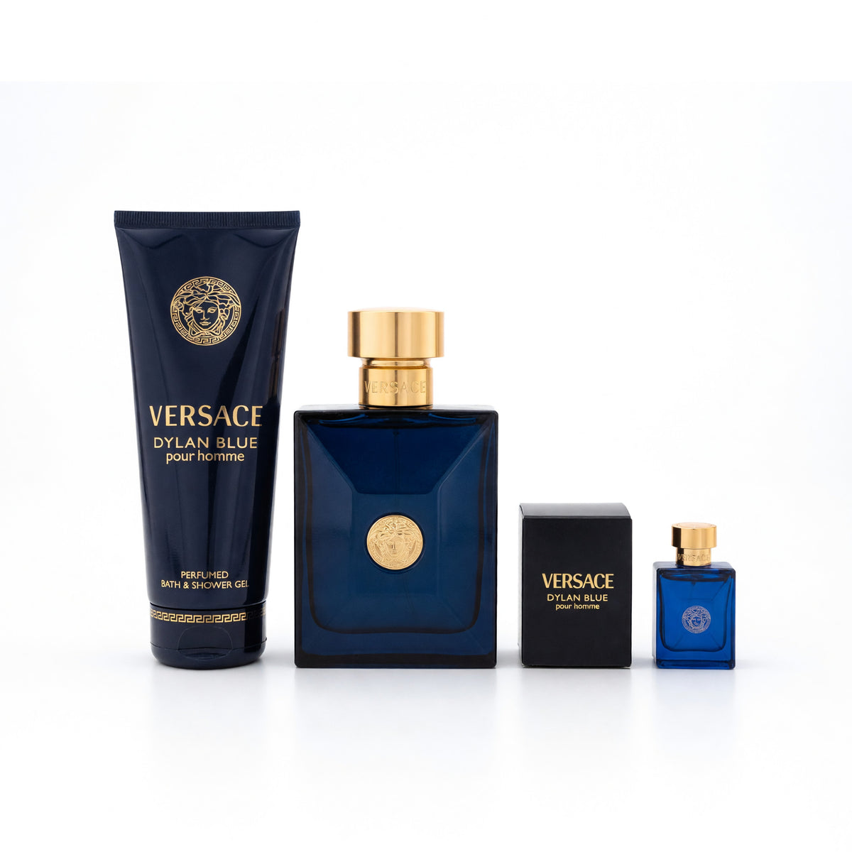 Dylan Blue by Versace, 3 Piece Gift Set for Men