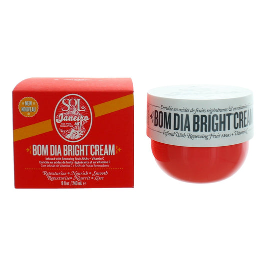 Bom Dia Bright Cream by Sol De Janeiro, 8 oz Body Cream