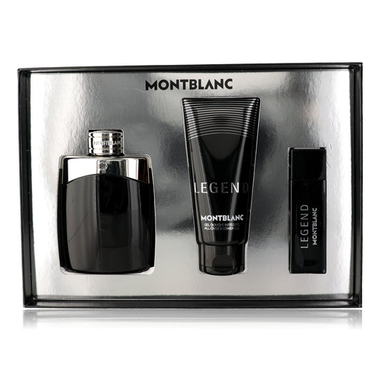 Mont Blanc Legend by Mont Blanc, 3 Piece Set for Men