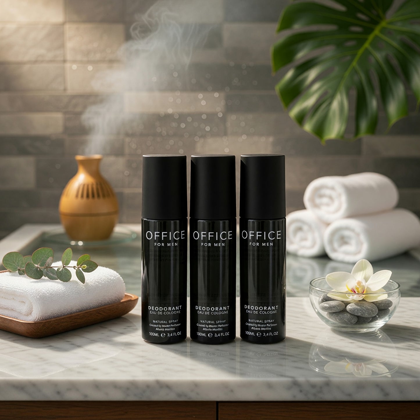 Office by Fragrance One, 3 piece Deodorant Spray for Men