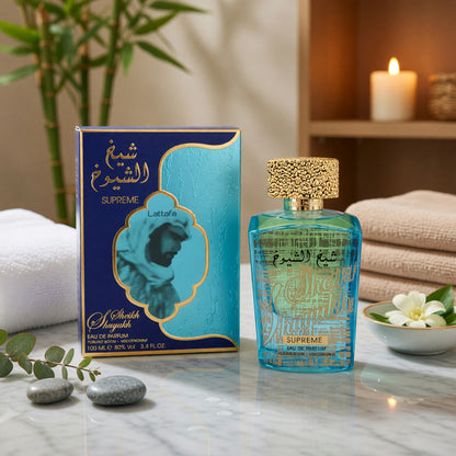Lattafa Sheikh Al Shuyukh Supreme by Lattafa, 3.4oz EDP Spray for Unisex