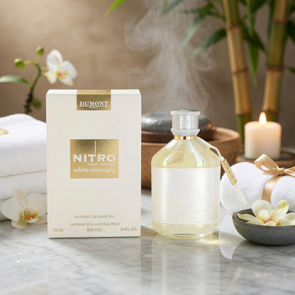 Nitro White Intensely by Dumont, 3.4oz Extrait De Parfum Spray men