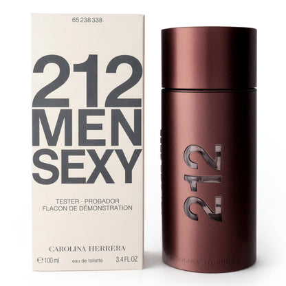 212 Sexy by Carolina Herrera, 3.4 oz EDT Spray for Men TESTER