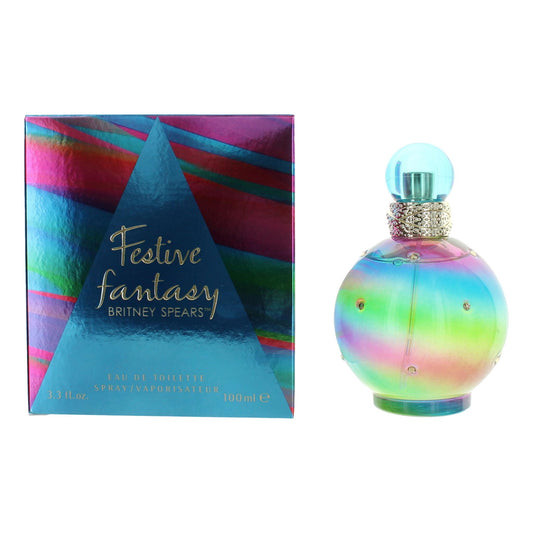 Festive Fantasy by Britney Spears, 3.3 oz EDT Spray for Women