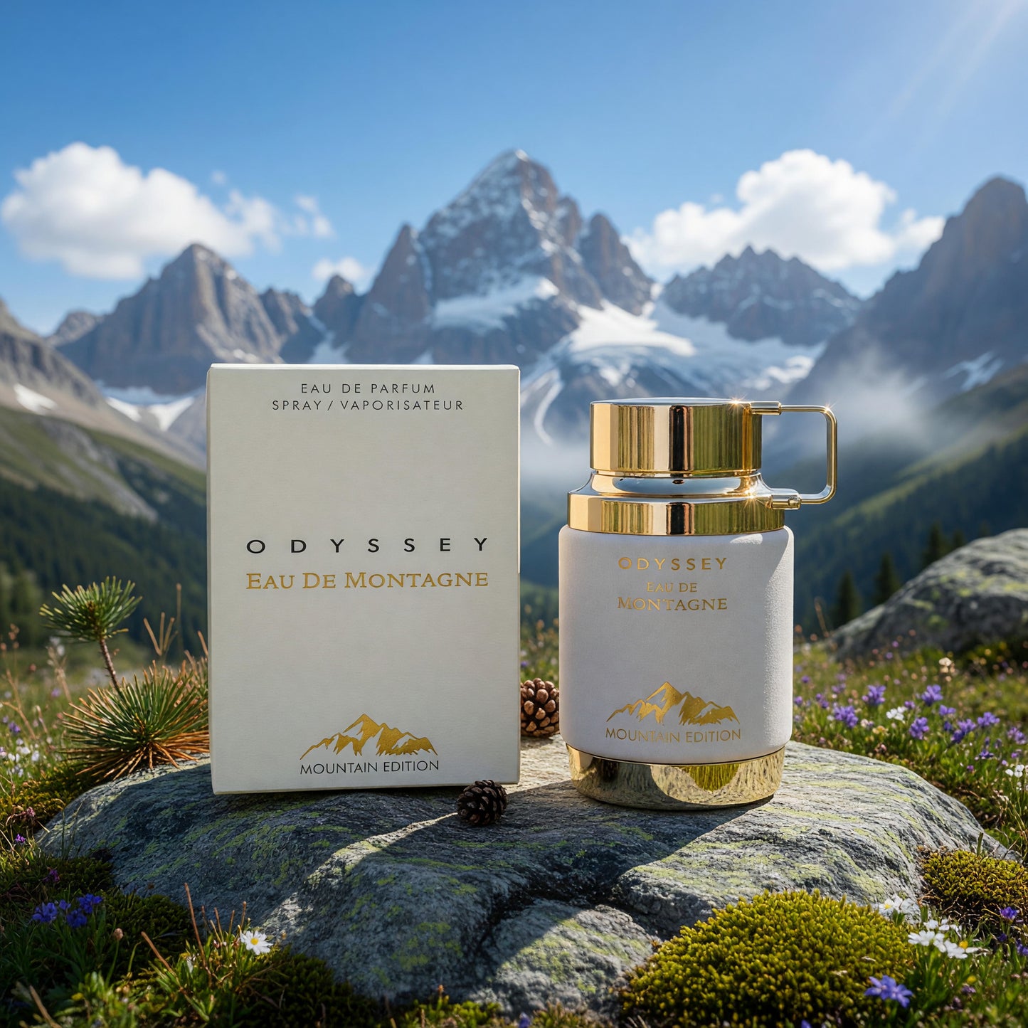 Odyssey Eau De Montagne Mountain Edition by Armaf, 3.4oz EDP Spray for Unisex