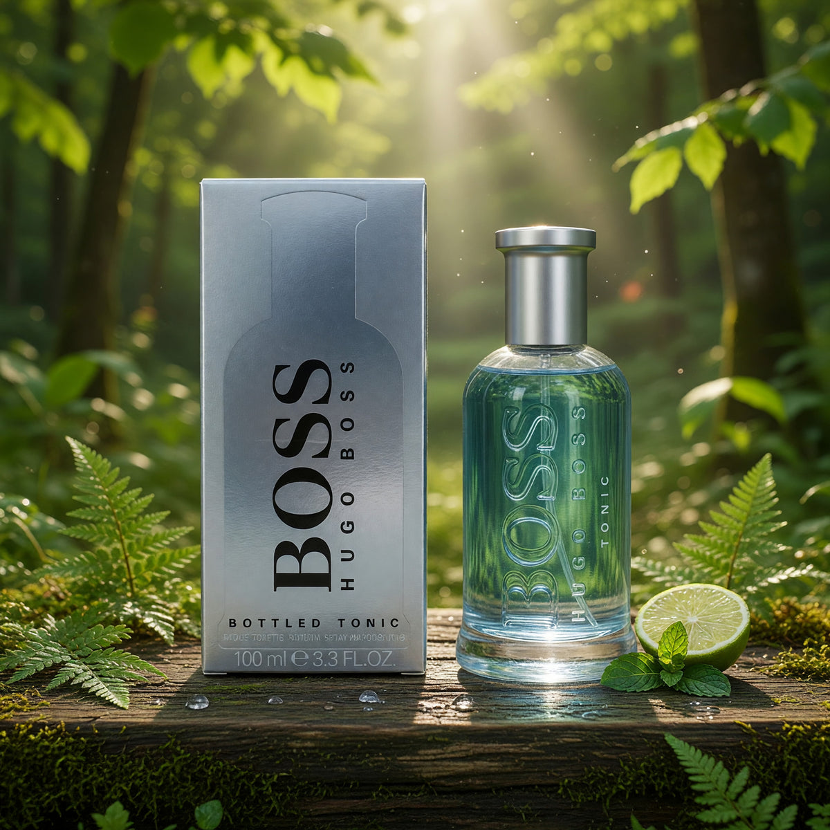 Boss Bottled Tonic by Hugo Boss, 3.3 oz EDT Spray for Men