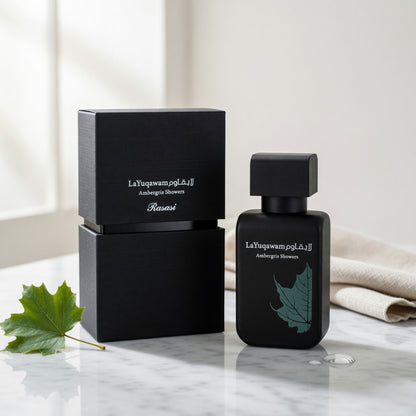 La Yuqawam Ambergris Showers by Rasasi, 2.5 oz EDP Spray for Men