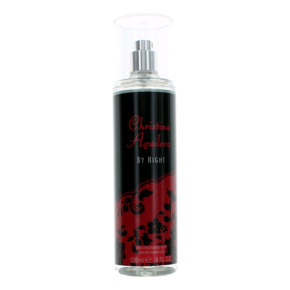 By Night by Christina Aguilera, 8 oz Fragrance Mist Spray for Women