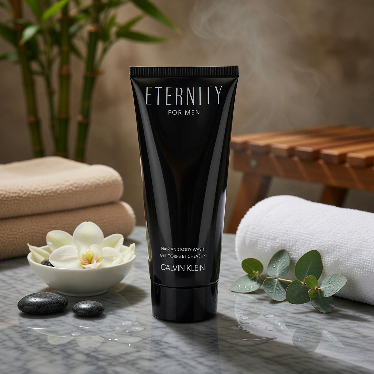Eternity by Calvin Klein, 3.3 oz Hair & Body Wash for Men
