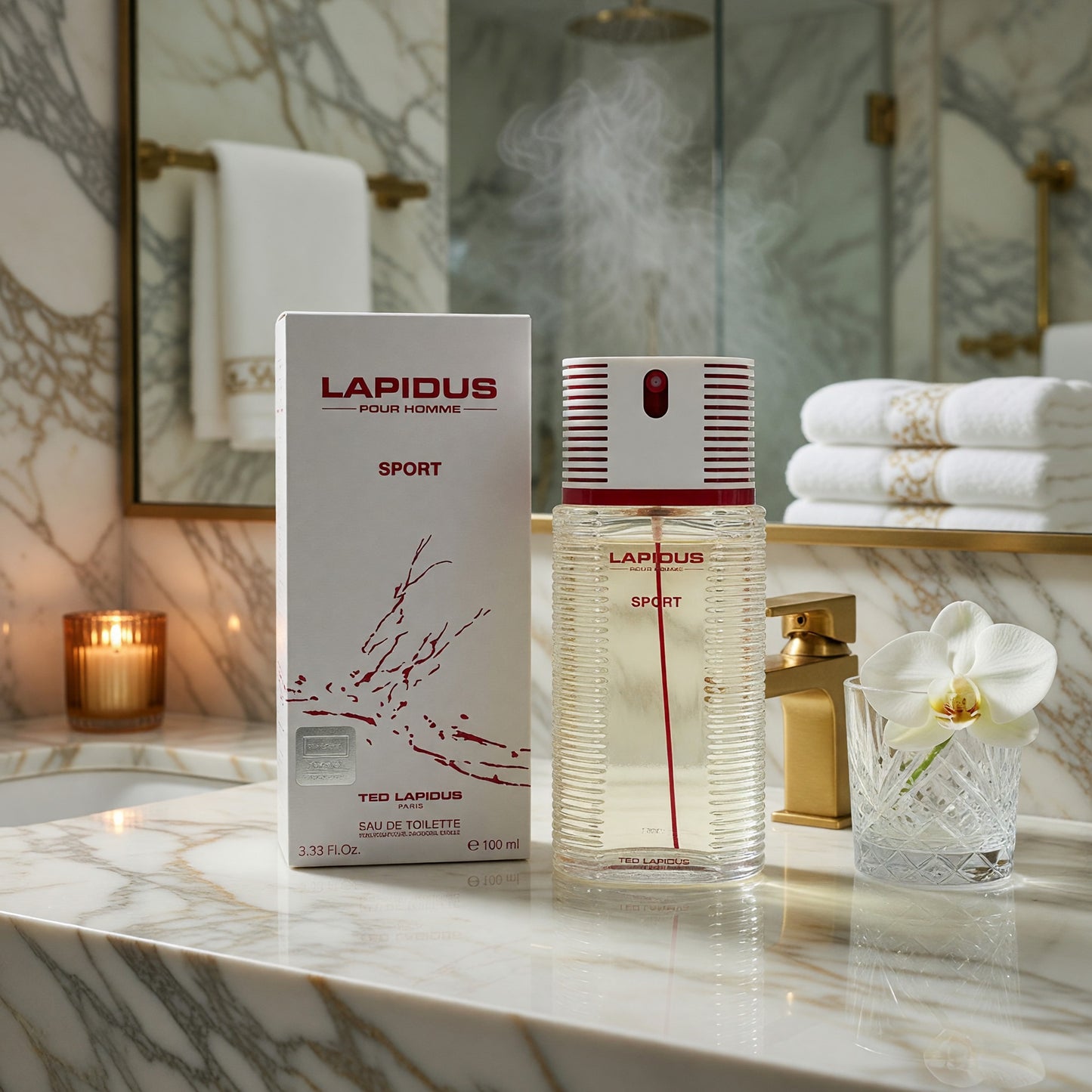 Lapidus Pour Homme Sport by Ted Lapidus, 3.3 oz EDT Spray for Men