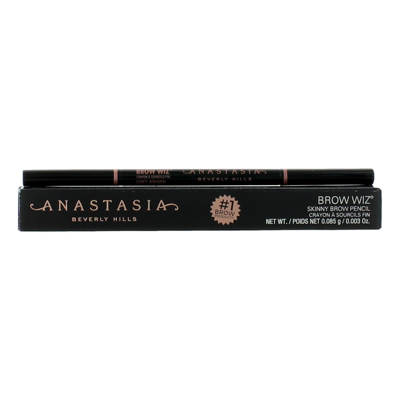 Anastasia Brow Wiz, .003oz Skinny Brow Pencil - Soft Brown