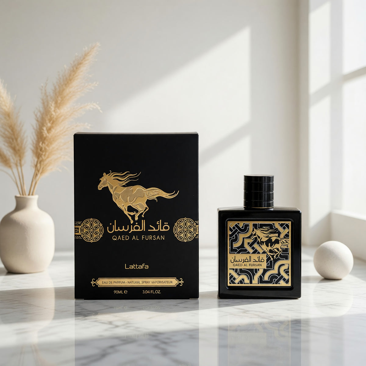 Qaed Al Fursan by Lattafa, 3.04 oz EDP Spray for Men