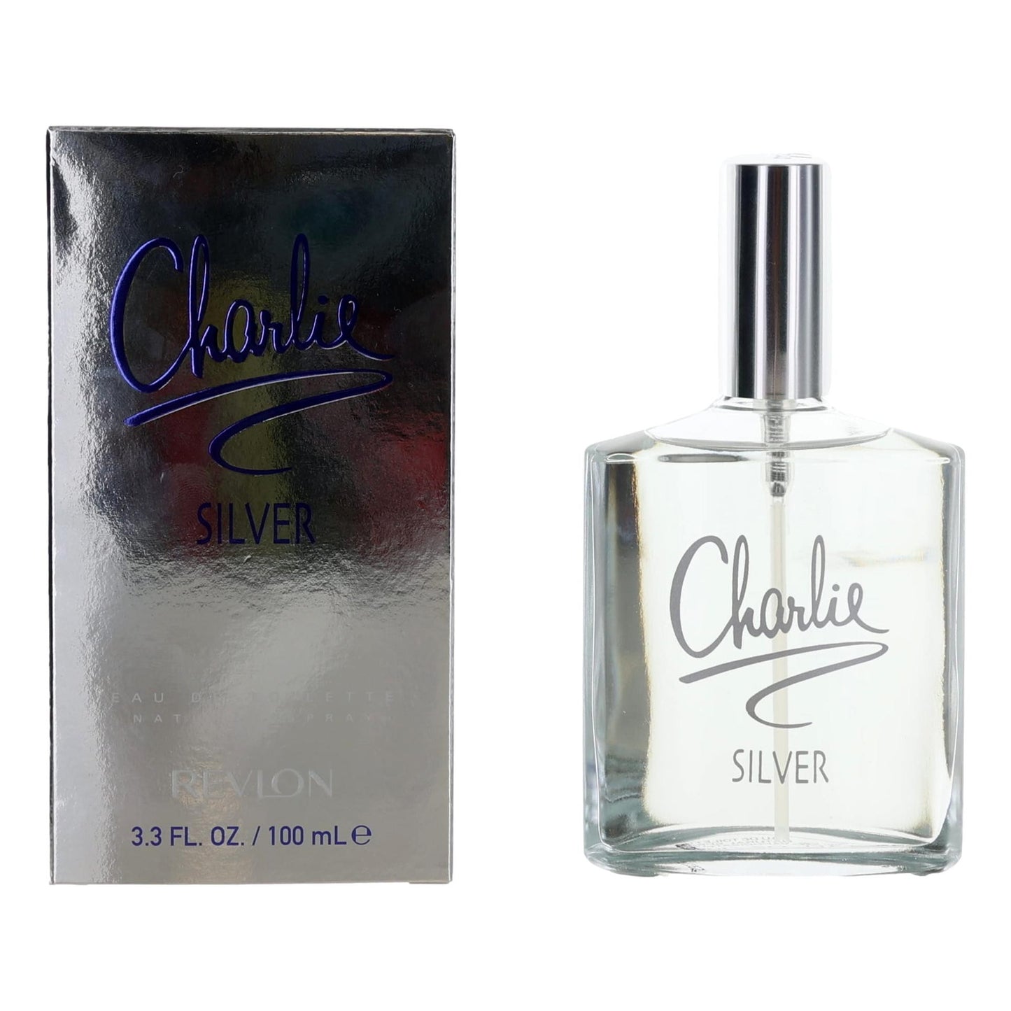 Charlie Silver by Revlon, 3.4 oz EDT Spray for Women