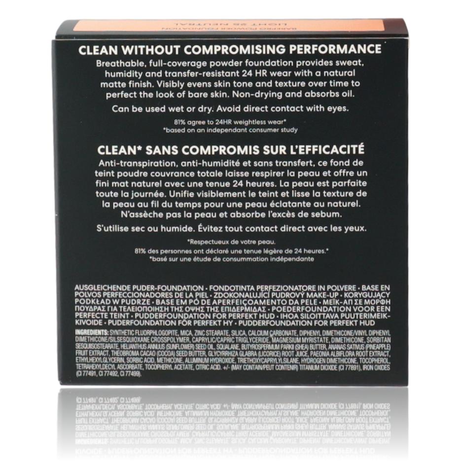 Bare Minerals BarePro 24 Hr Wear, .28oz Powder Foundation - Light 25 Neutral