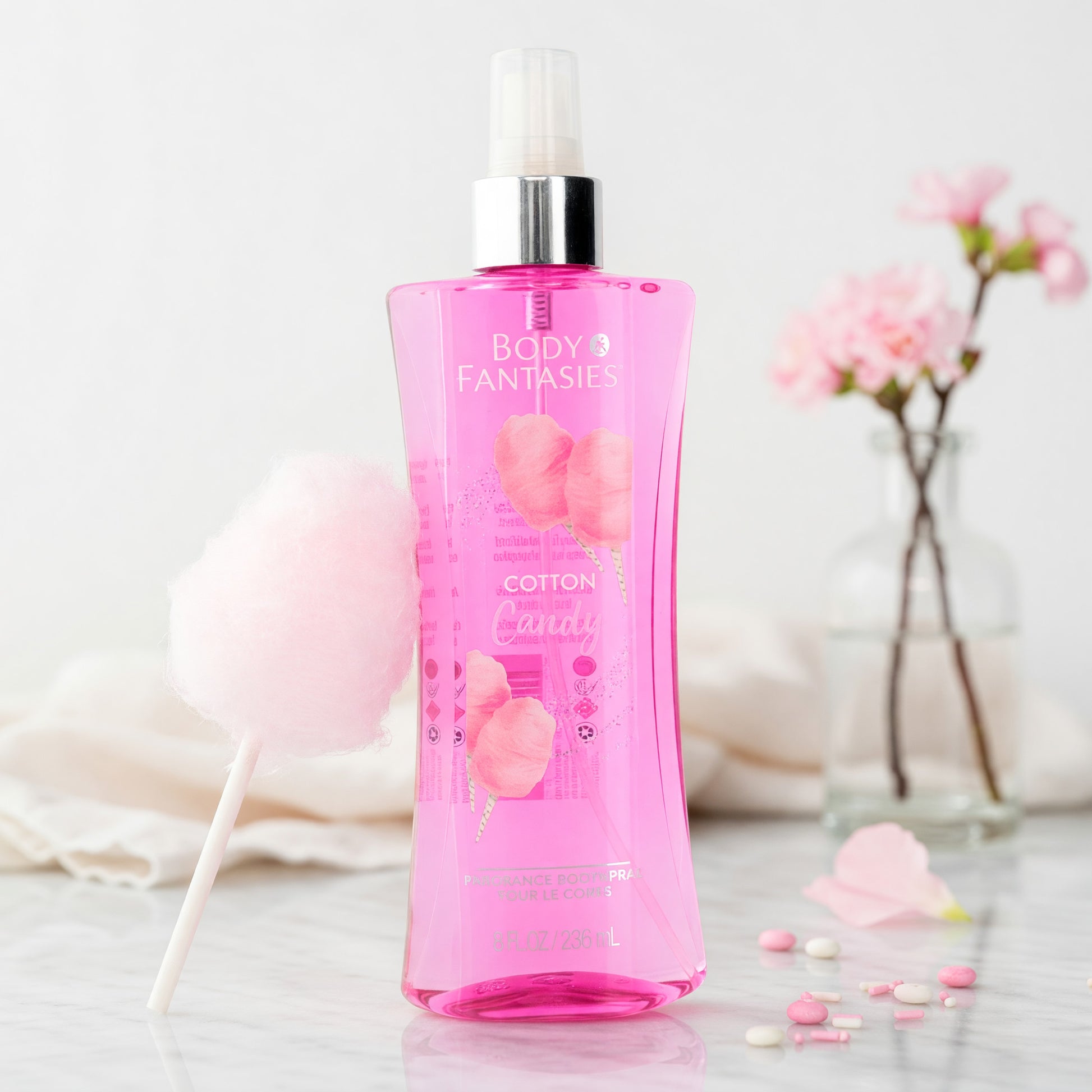Cotton Candy by Body Fantasies, 8 oz Fragrance Body Spray for Women