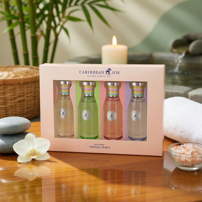 Caribbean Joe by Caribbean Joe, 4 Piece Gift Set for Women 