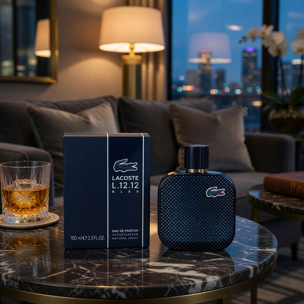 Lacoste L.12.12. Bleu by Lacoste, 3.4 oz EDP Spray for Men