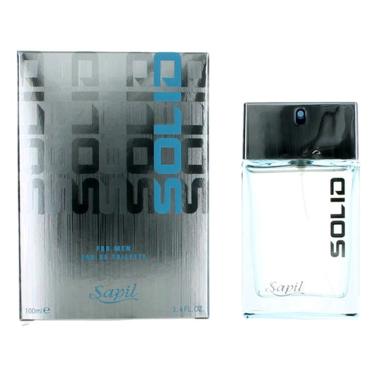 Solid by Sapil, 3.4 oz EDT Spray for Men