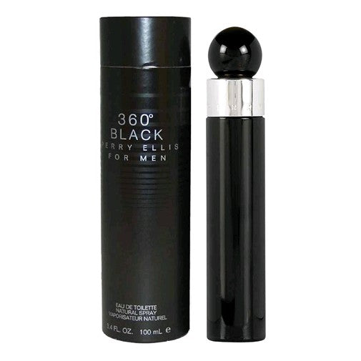 Perry Ellis 360 Black by Perry Ellis, 3.4 oz EDT Spray for Men