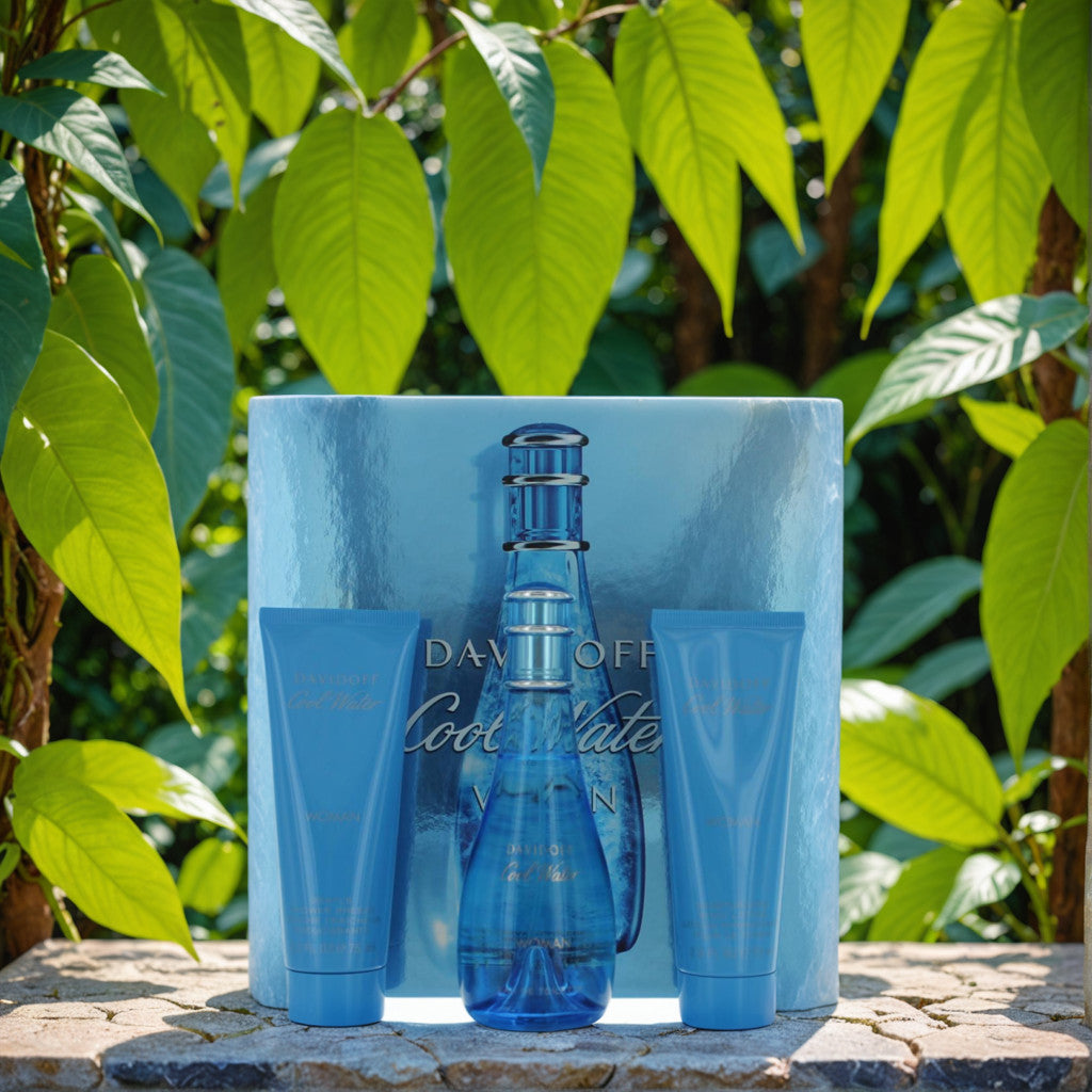 Cool Water by Davidoff, 3 Piece Gift Set for Women