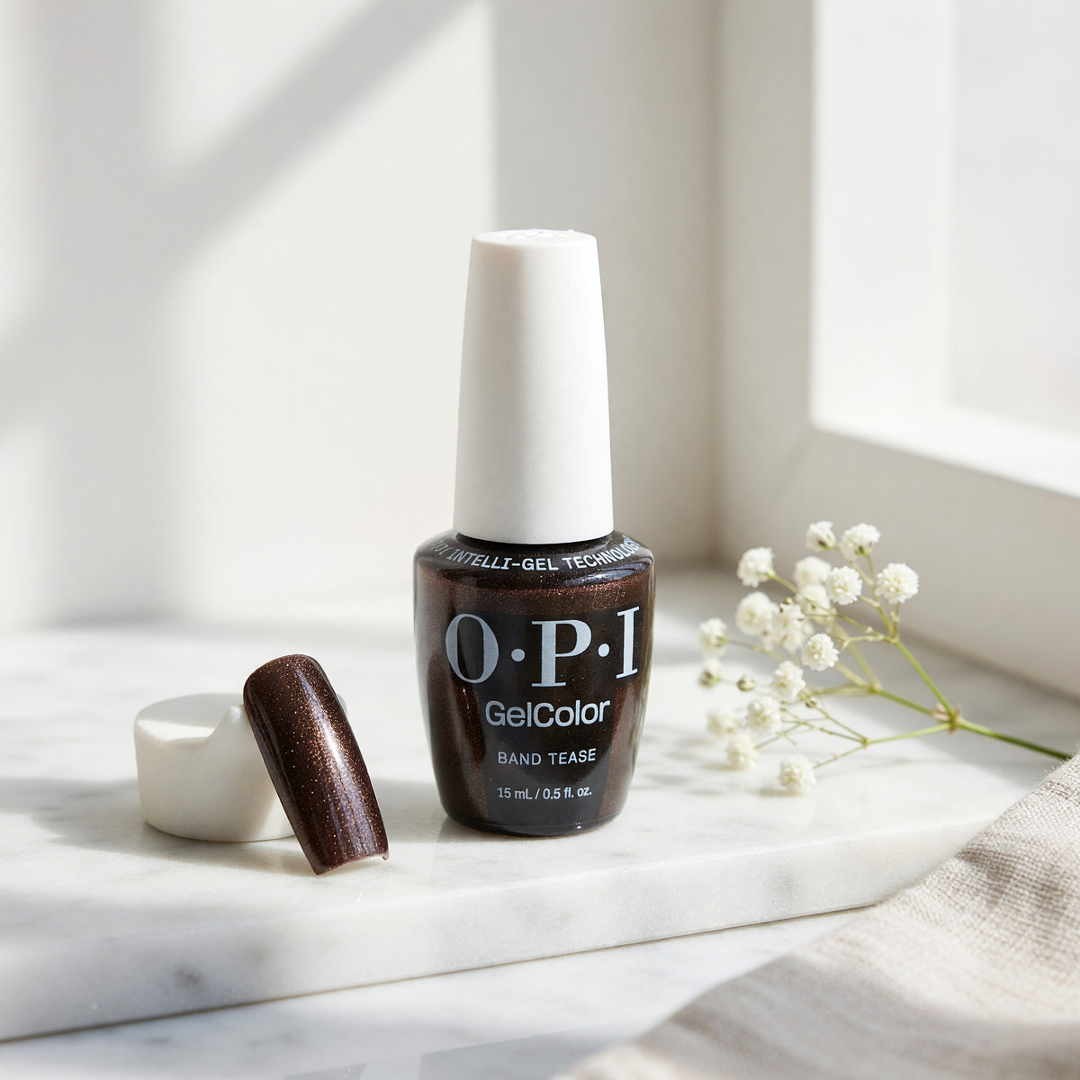 OPI Gel Nail Polish by OPI, 0.5 oz Gel Color - Band Tease - Band Tease