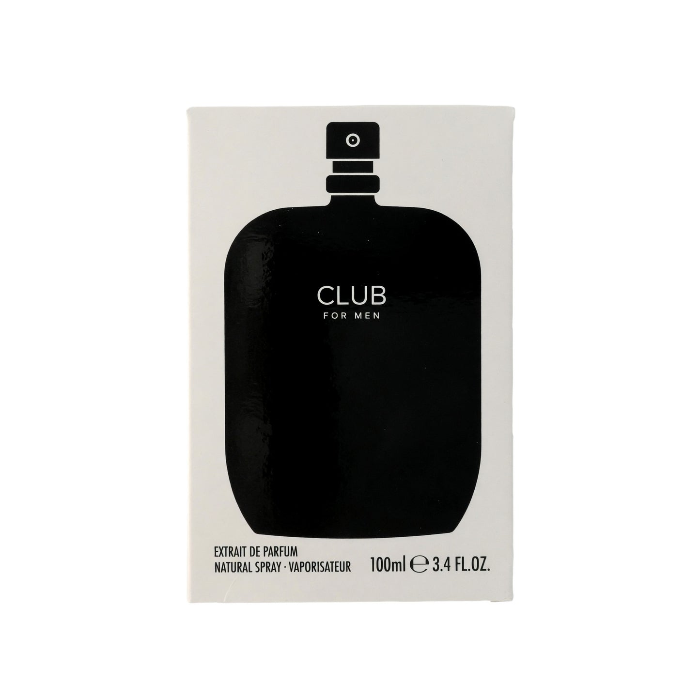 Club by Fragrance One, 3.4 oz Extrait De Parfum Spray for Men
