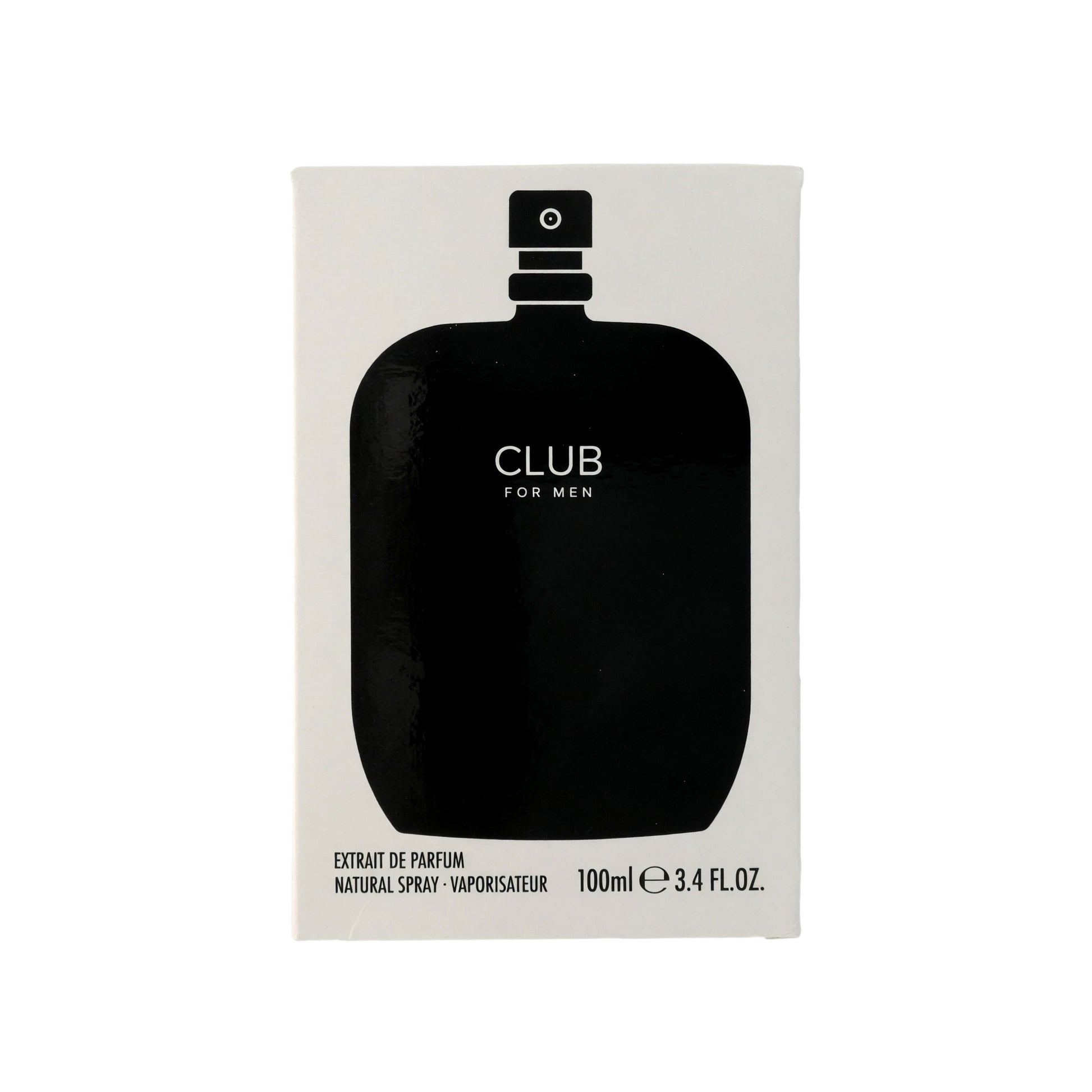 Club by Fragrance One, 3.4 oz Extrait De Parfum Spray for Men