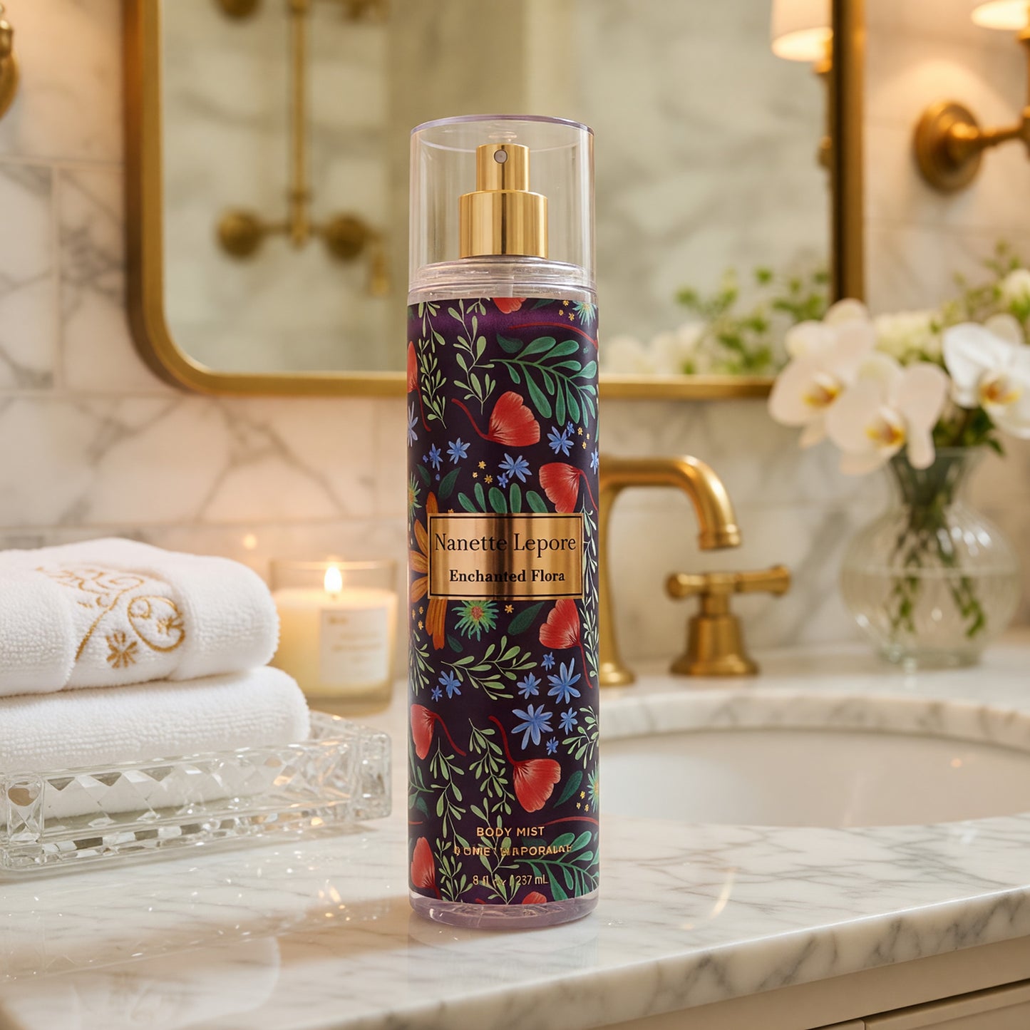 Enchanted Flora by Nanette Lepore, 8 oz Body Mist for Women
