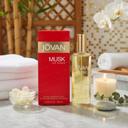 Jovan Musk by Coty, 3.25 oz Cologne Concentrate Spray for Women