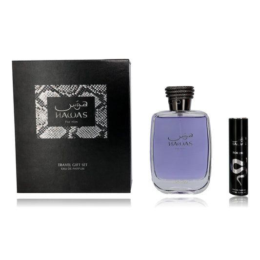 Hawas by Rasasi, 2 Piece Gift Set for Men 