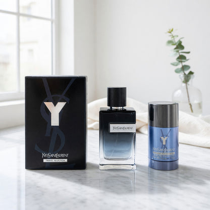 Y by Yves Saint Laurent, 2 Piece Gift Set for Men with Deodorant 