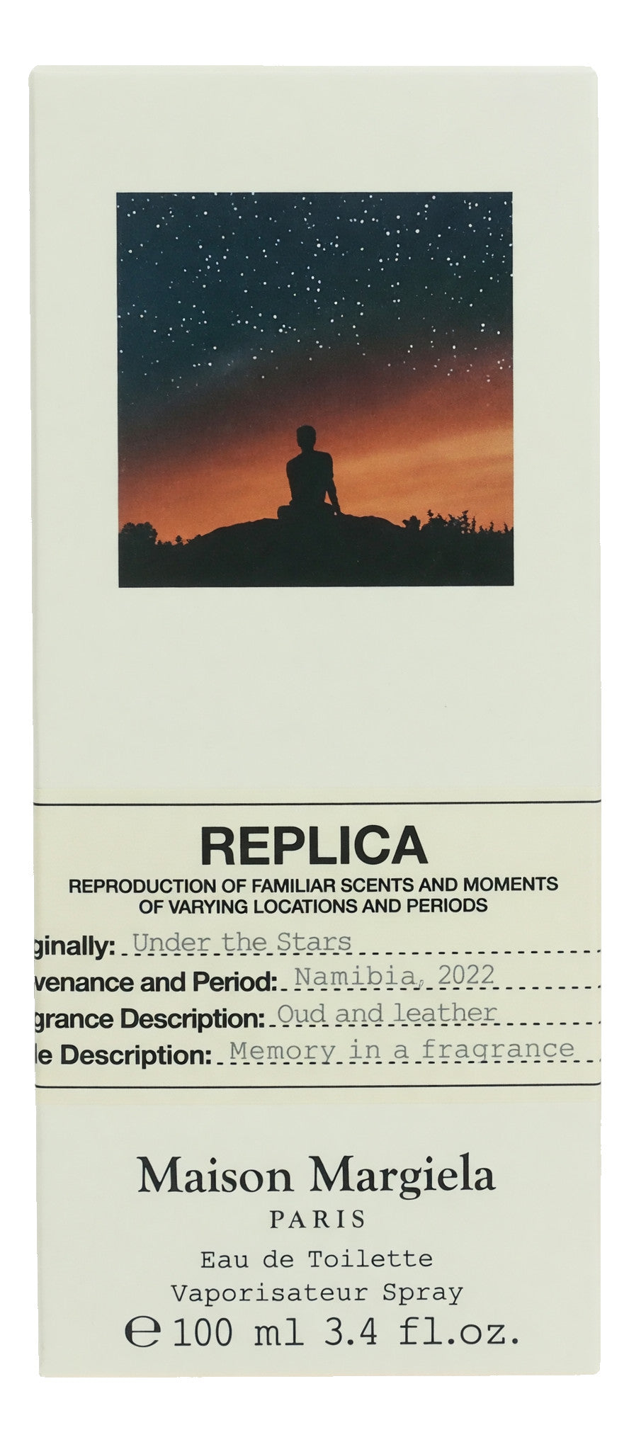 Replica Under the Stars by Maison Margiela, 3.4 EDT Spray for Unisex