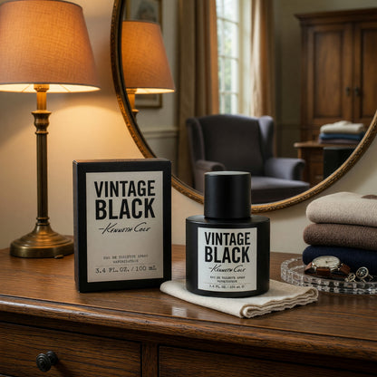 Vintage Black by Kenneth Cole, 3.4 oz EDT Spray for Men